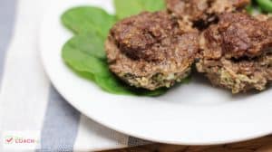 Spinach Feta Stuffed Meatloaf| FoodCoach.Me | WLS Recipes