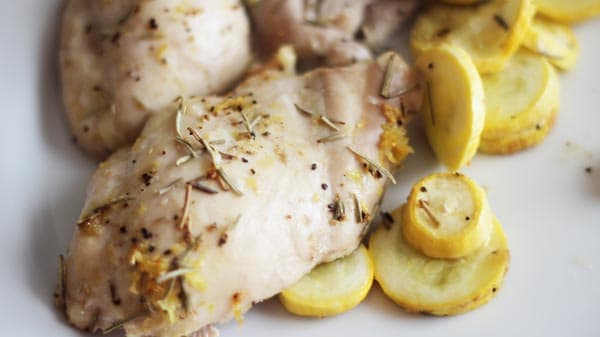 Rosemary Lemon Chicken Thighs - Weight Loss Surgery Recipes