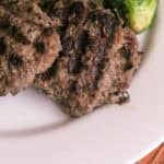 Black Bean Beef Burger | Bariatric Surgery Recipes | FoodCoach.Me