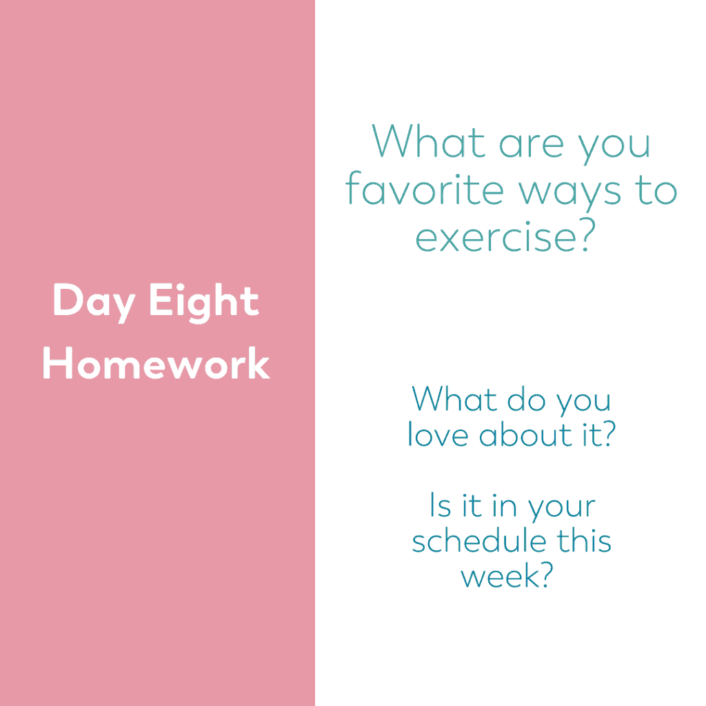 homework image 10 day habit refresh day eight exercise