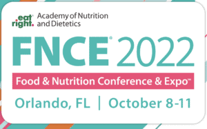 FNCE 2022 Academy of Nutrition Dietetics
