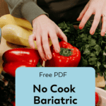 pinterest image bariatric menu with no cook recipes