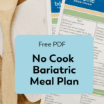 pinterest image for free no cook bariatric meal plan