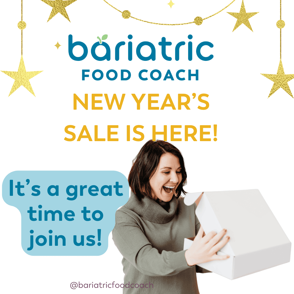 New Year's Sale on Bariatric Food Coach 