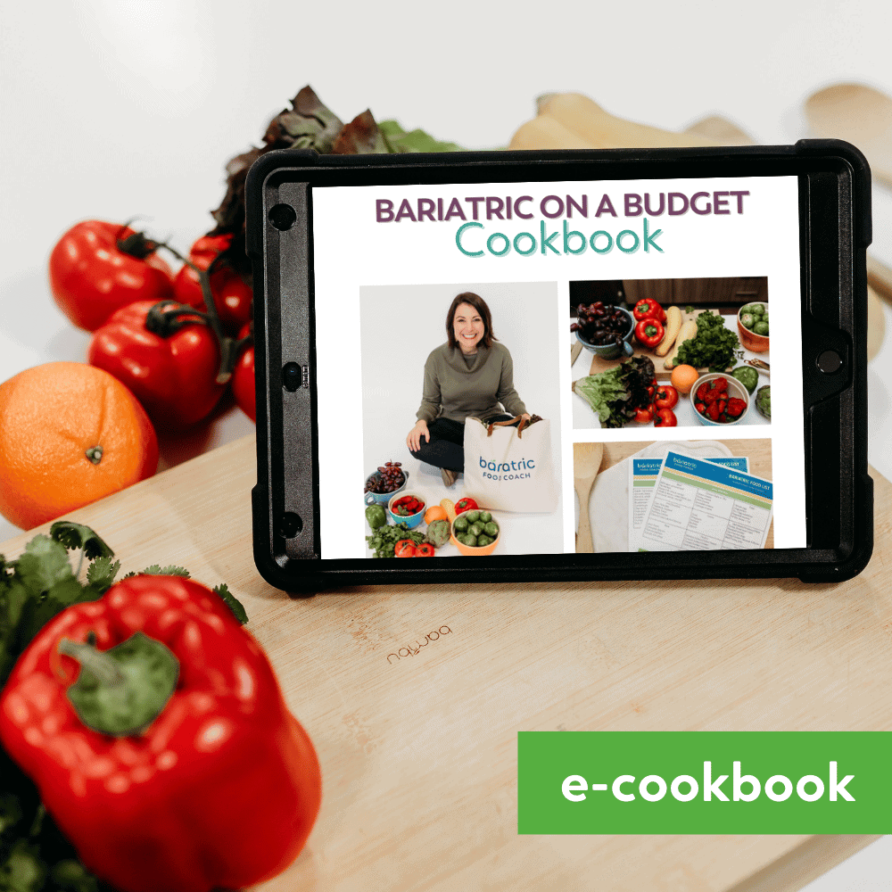 product image bariatric on a budget cookbook