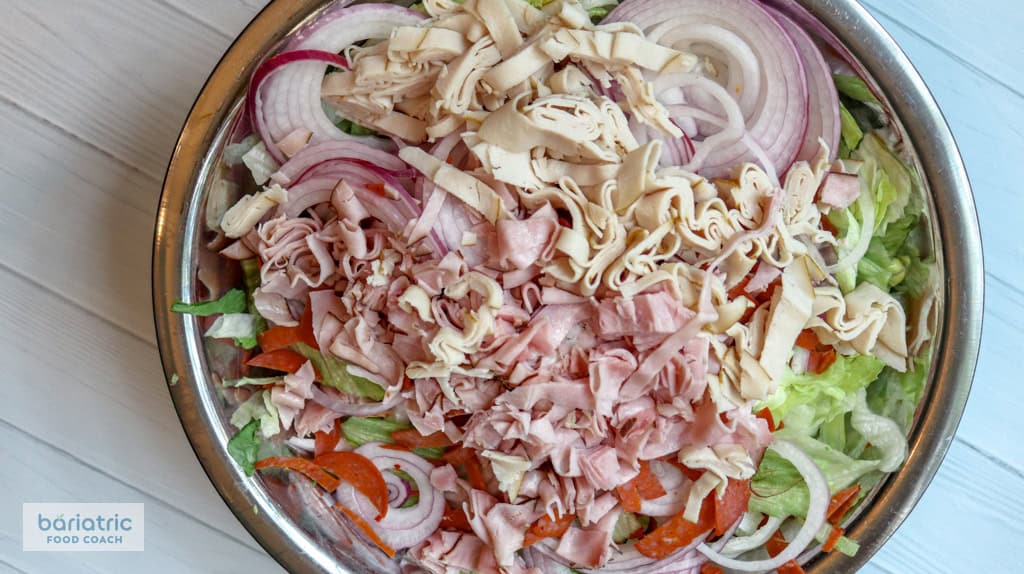 grinders salad large bowl