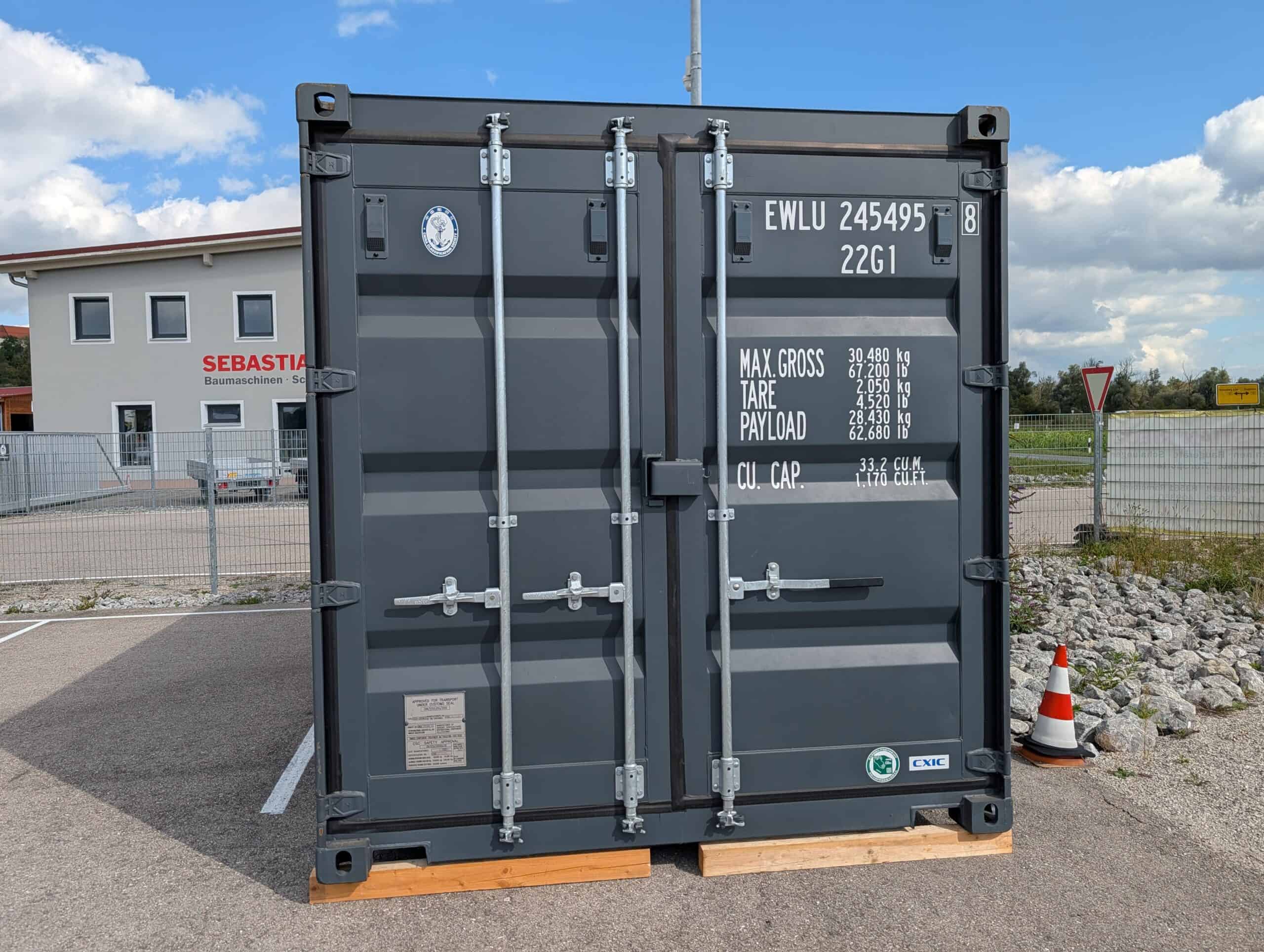 Neuwertige Seecontainer / Lagercontainer 20 Fuß „One Way“