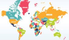 World map-countries