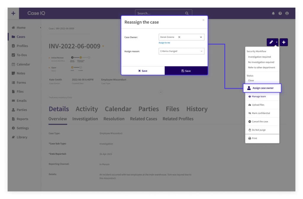 case management system