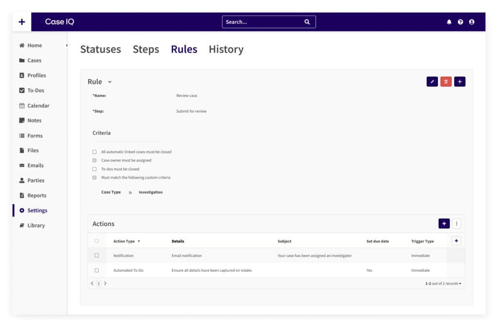 case management automation