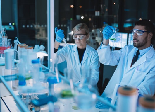 stock image people working in lab