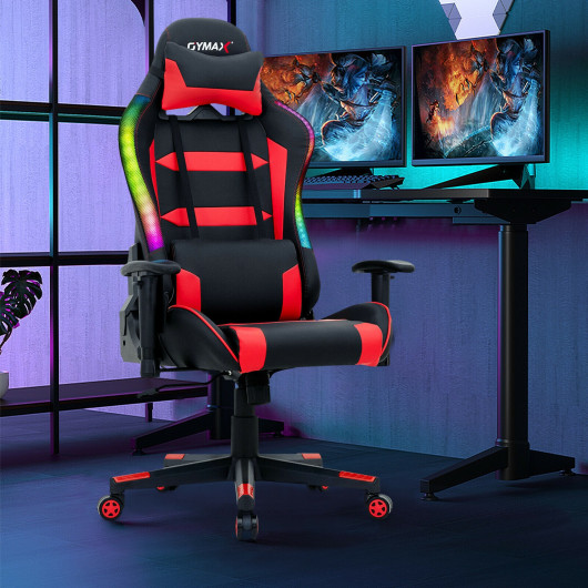 Ergonomic Swivel Gaming Chair with RGB Lights and Remote - Image 15