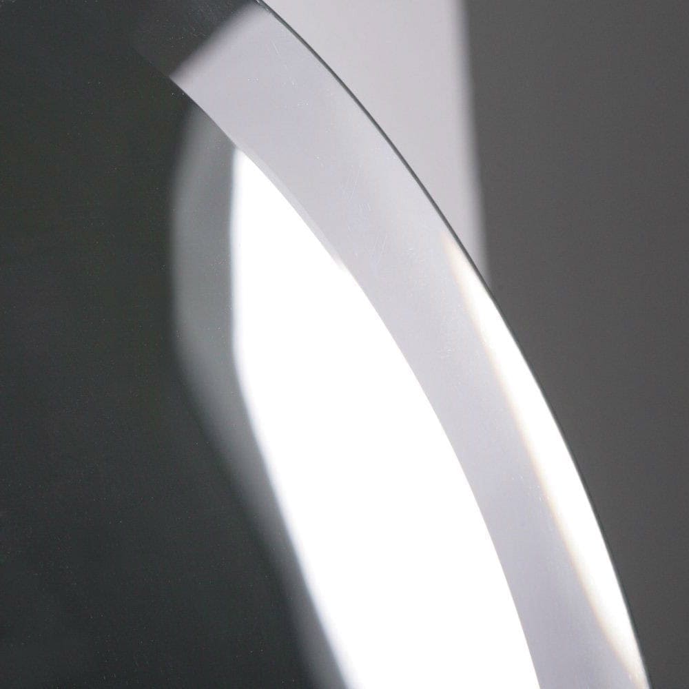 Oval 36-Inch Frameless Beveled Wall Mirror - Image 2
