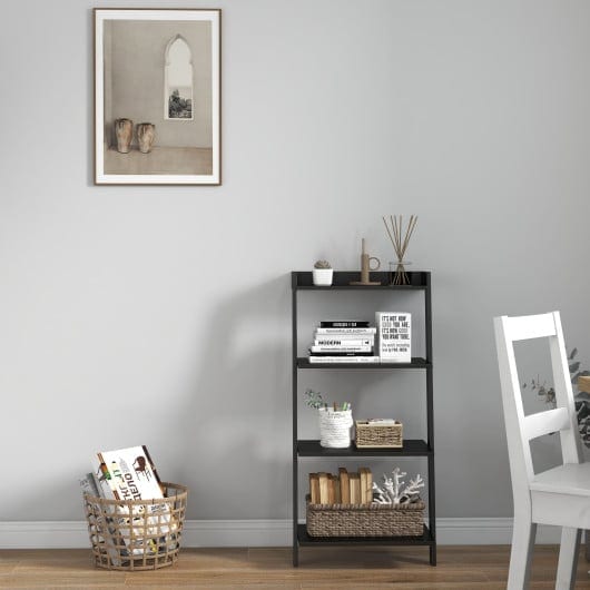 4-Tier Ladder Shelf with Stable Frame and Anti-Tip Protection - Image 2