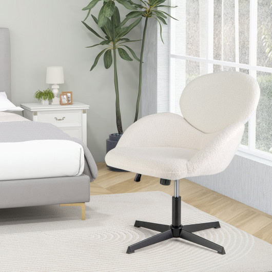 Cross-Legged Swivel Chair with Adjustable Height and Rocking Function - Image 2