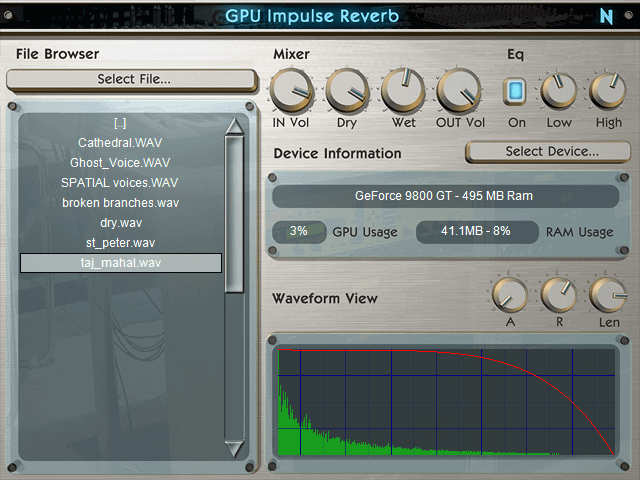 GPU Impulse Reverb VST