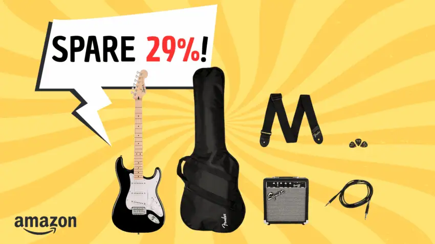 Fender Squier Sonic Stratocaster Electric Guitar Bundle