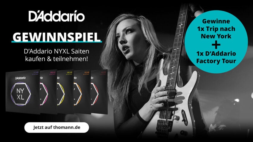 D'Addario NYXL Gewinnspiel