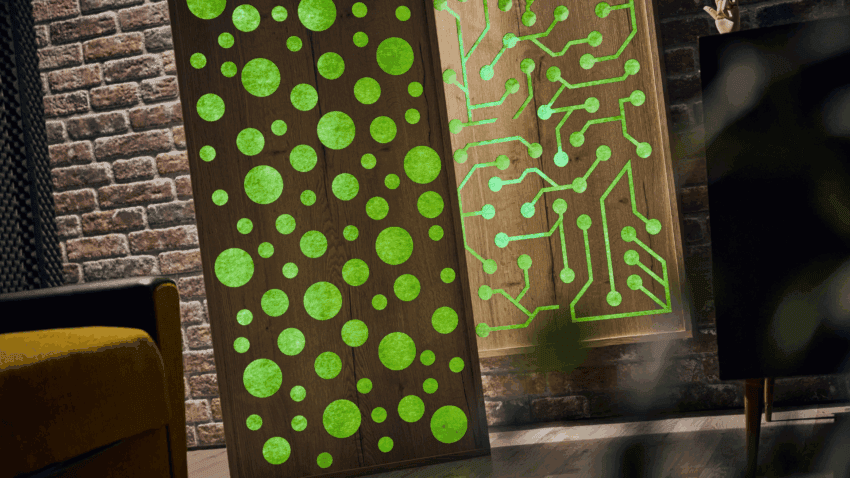 t.akustik LED Absorber 120 Tech Oak