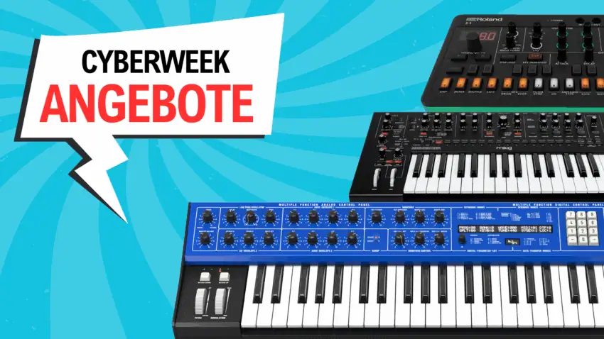 Synthesizer-Angebote zur Thomann Cyber Week