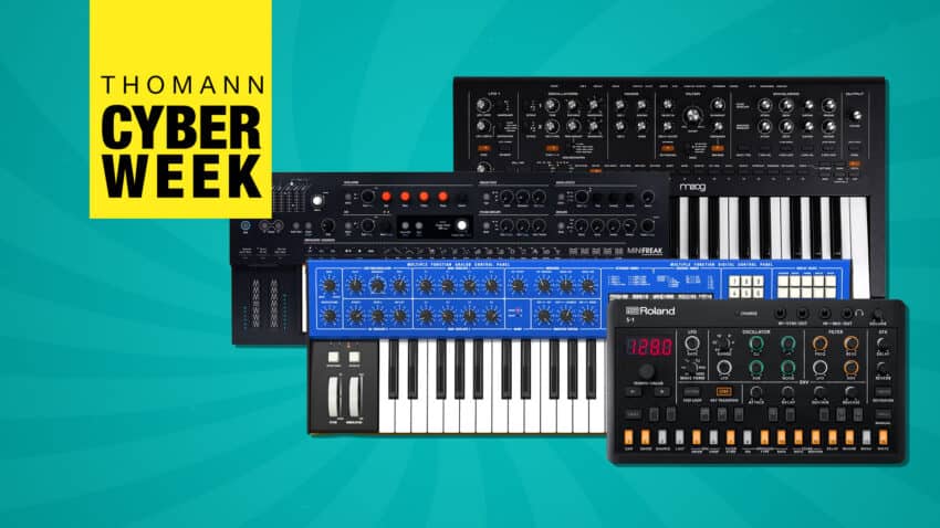 Synthesizer Angebote zur Thomann Cyber Week