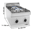 Plynový sporák s 2 horákmi - 10 kW - Image 3