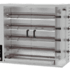 Plynový gril na kurčatá - 4 ihly pre 24 kurčiat - rozmery 1150x550x980mm