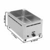 Plynová Bain Marie s GN1/1 priestorom (150mm) - model GBMF11 - Image 2
