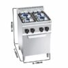 Plynový sporák s 4 horákmi - 12,4kW + plynová rúra 3,5kW - Image 2