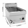 Bain Marie ohrievač s 1xGN1/1 priestorom (možnosť 2xGN1/2) - model BMK400-E - Image 2