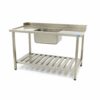 Umývací stôl s umývadlom – 1400×750 mm, ľavá verzia, Maxima 09201039