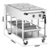 Termovozík Bain-Marie – 3x GN 1/1 nádoby - Image 5