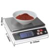Digitálna kuchynská váha do 10 kg, dielik: 1 gram