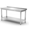 Nástenný stôl s policou Hendi – montovaný, Kitchen Line, 1800×600×(H)850 mm - Image 5
