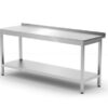 Nástenný stôl s policou Hendi – montovaný, Kitchen Line, 1800×600×(H)850 mm - Image 6