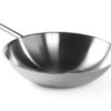 Wok panvica s trojvrstvovým dnom bez pokrievky Hendi - Ø360 mm, výška 90 mm