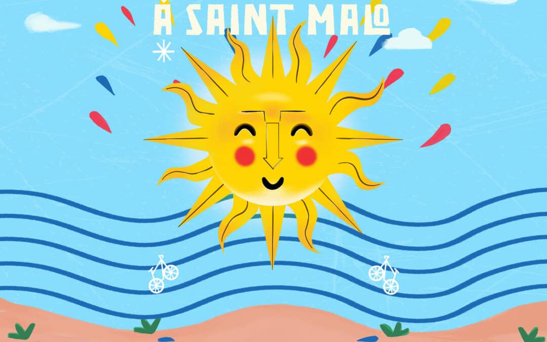 Graphiste & Illustrateur à Saint-Malo – Création d’affiche illustrée pour la ville