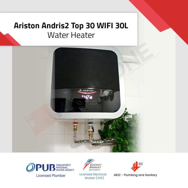 Ariston AN2 30 TOP WIFI Electric Storage Water Heater 