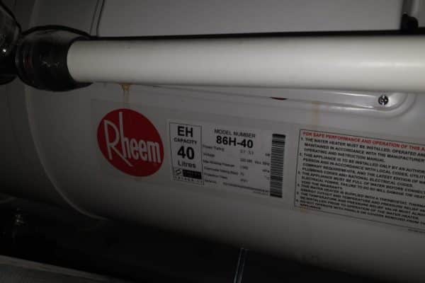 Rheem EH-40M Water Heater Replacement at The Crest