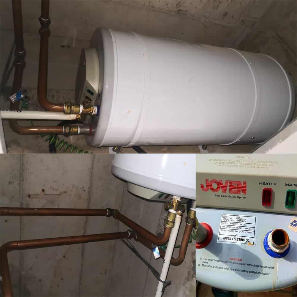 Joven JH50 water heater replacement at Centurion Residences- 2 Feb 2024