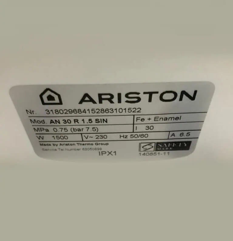 Ariston AN 30 R 1.5 SIN