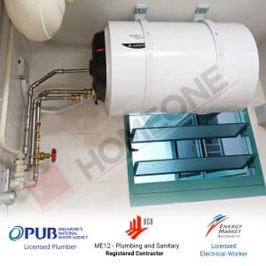 Ariston water heater replacement Singapore condo HDB installation