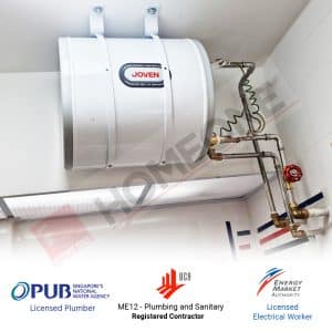 Joven water heater replacement Singapore HDB installation