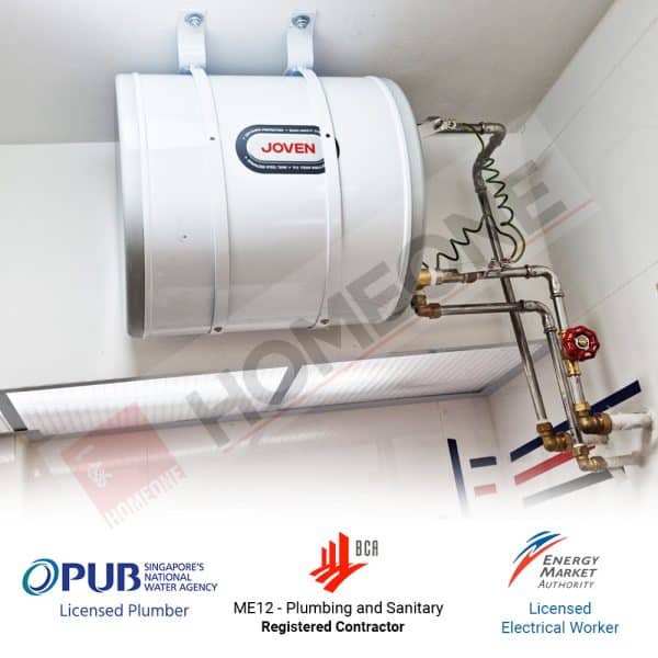Joven water heater replacement completed by Homeone