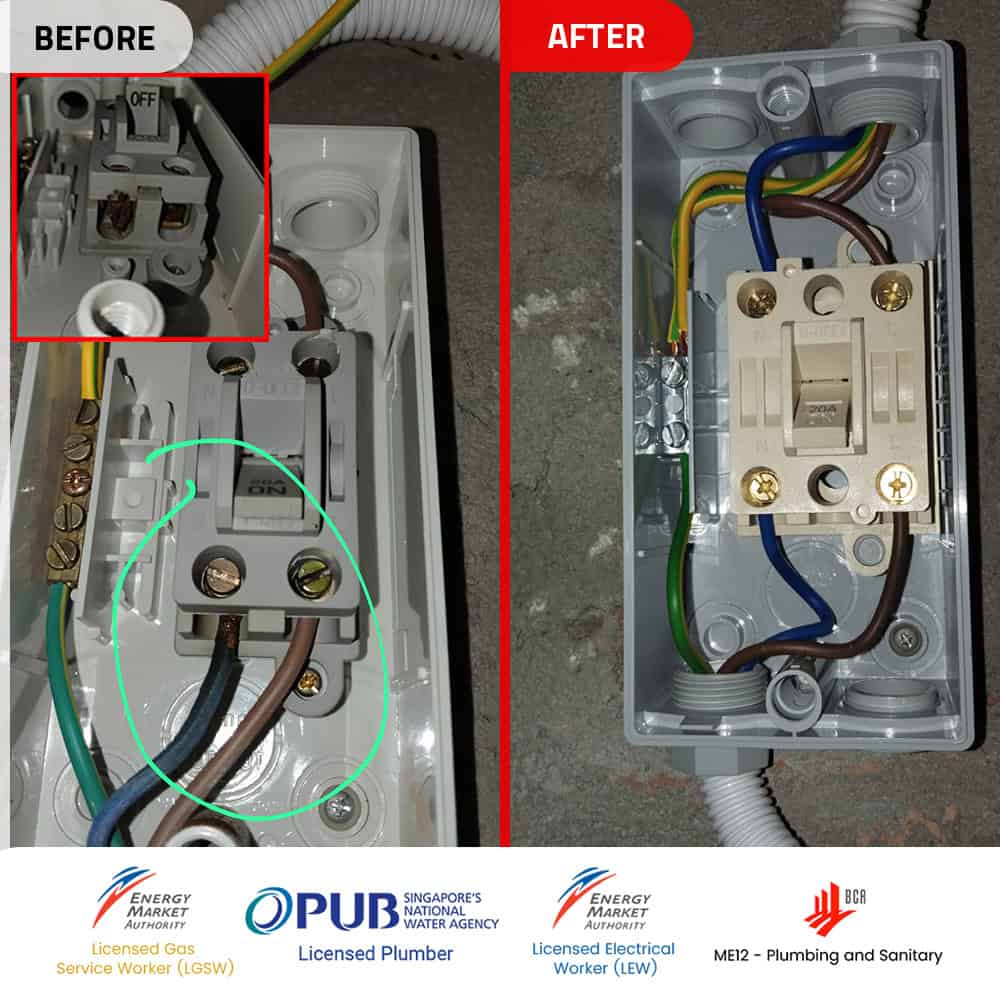 Storage Water Heater Safety Burned Isolator Replacement