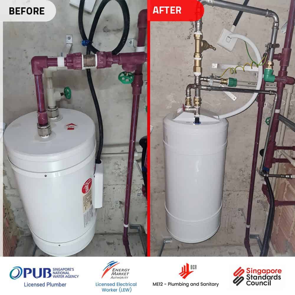 Rheem EH-40M water heater condo 00-3