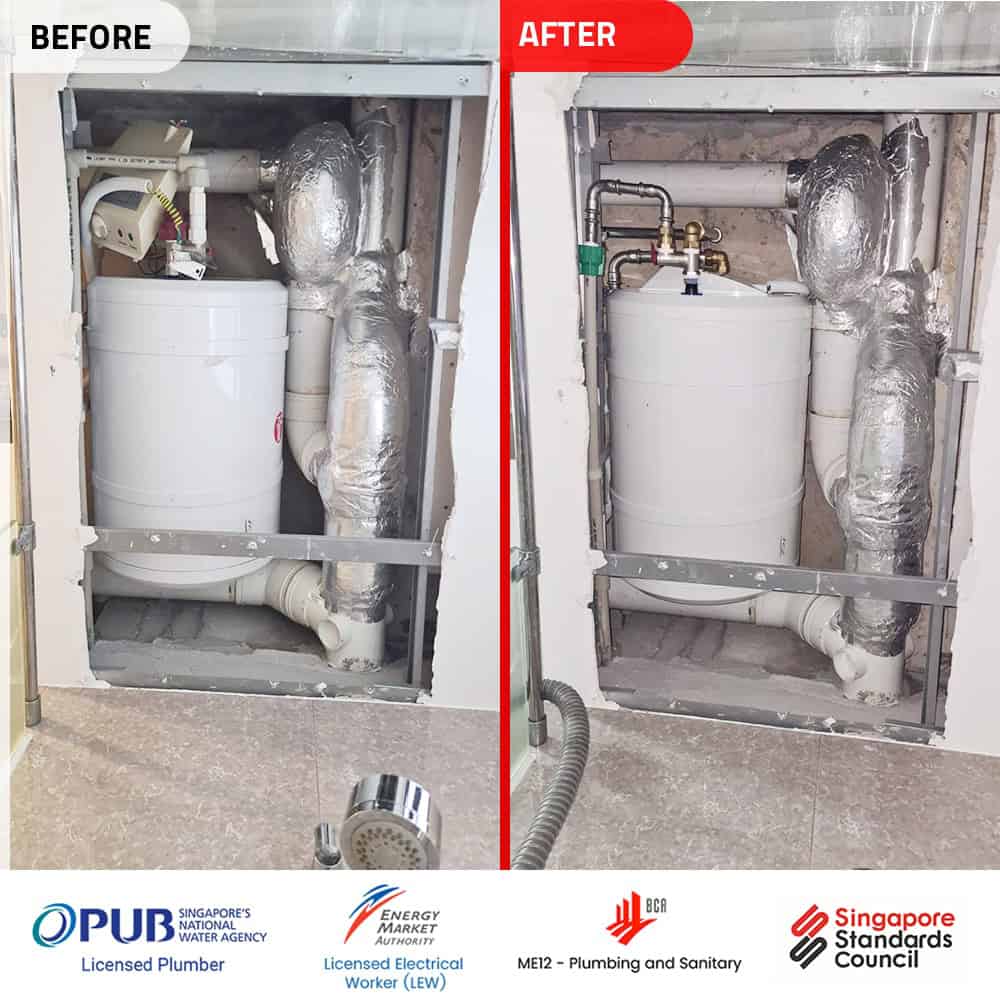 Rheem EHG-40 water heater condo 00