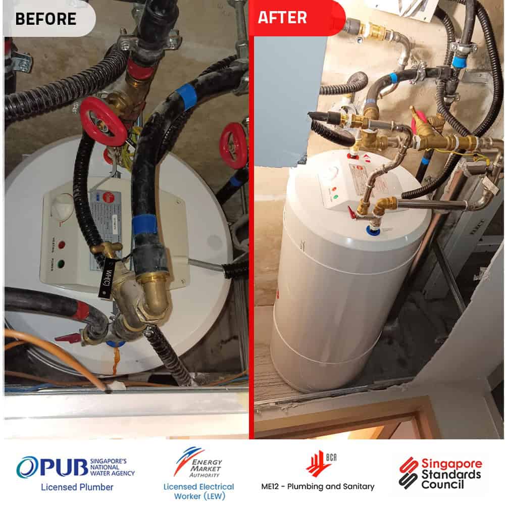 Rheem water heater EHG-80 condo 00