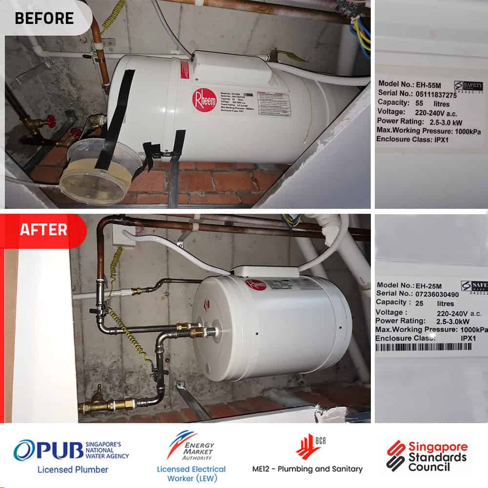 Rheem EH-55M at Parc Seabreeze Replacement-00