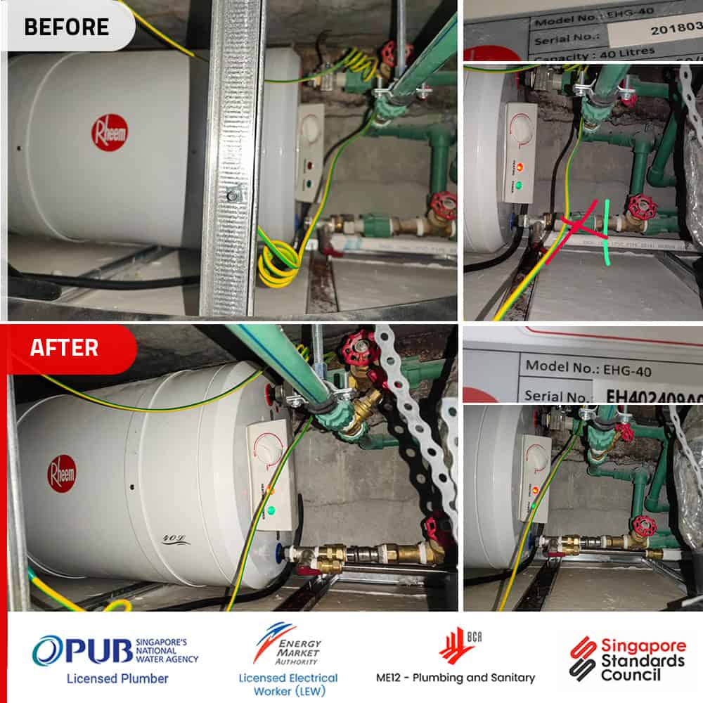 Rheem EHG-40 at Parc Riviera Replacement-00